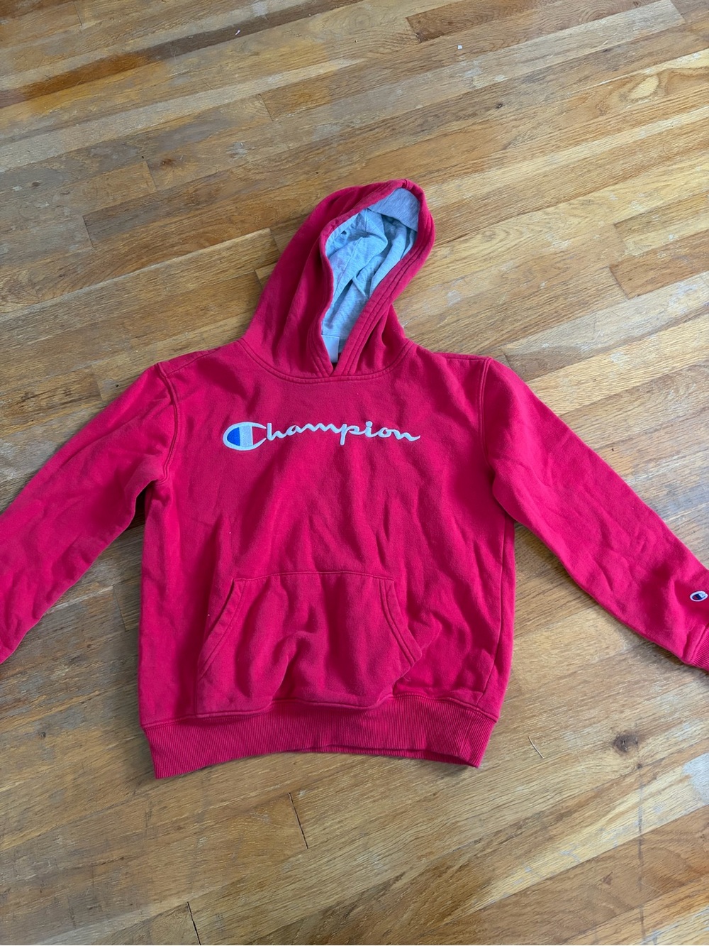 Champion Kids Red Hooded Sweatshirt size 10/12
